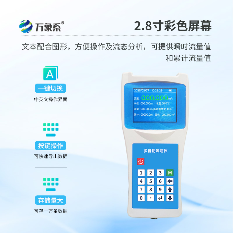 流速流量測量的好幫手，超聲波多普勒流速儀！